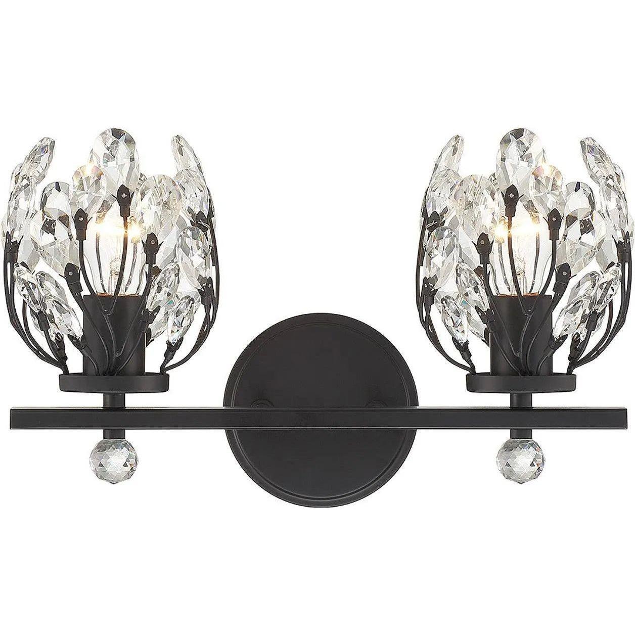 Savoy House - Moreno Bathroom Vanity - 8-6601-2-BK - Canada Light Shop