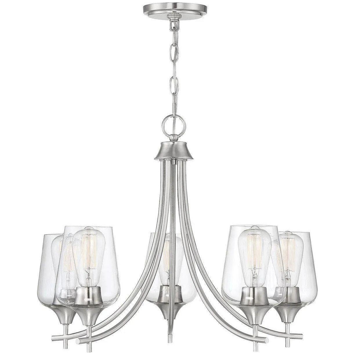 Savoy House - Octave Five Light Chandelier - 1-4032-5-SN - Canada Light Shop