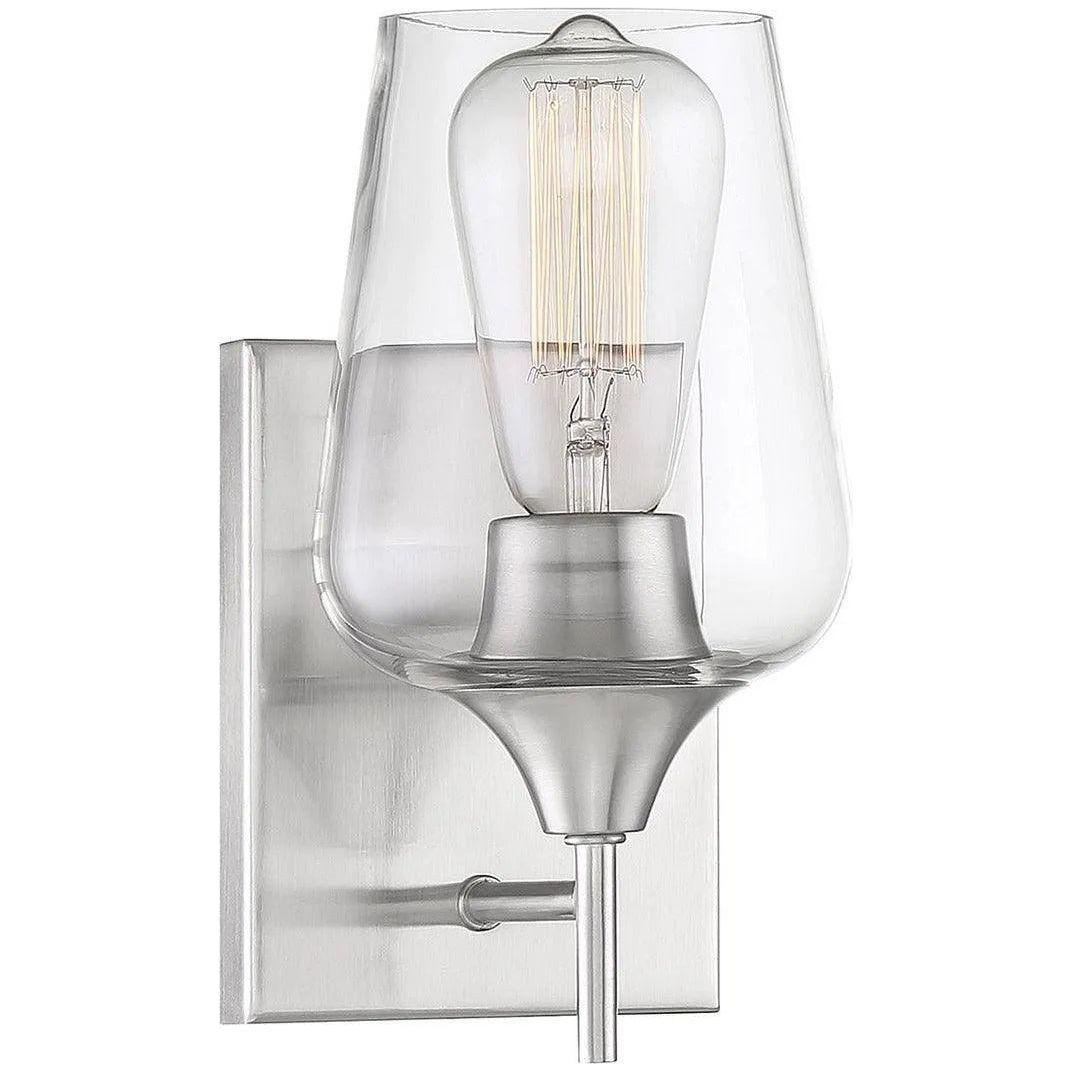 Savoy House - Octave One Light Wall Sconce - 9-4030-1-SN - Canada Light Shop