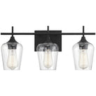 Savoy House - Octave Three Light Bath Bar - 8-4030-3-BK - Canada Light Shop
