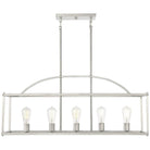 Savoy House - Palladian Five Light Linear Chandelier - 1-190-5-SN - Canada Light Shop