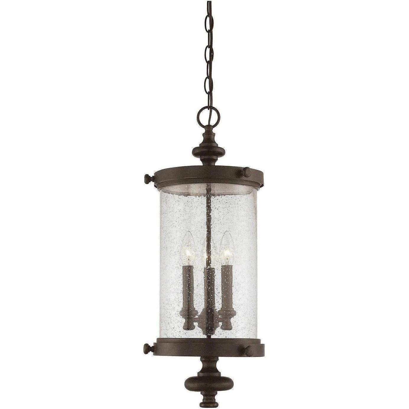 Savoy House - Palmer Three Light Hanging Lantern - 5-1222-40 - Canada Light Shop