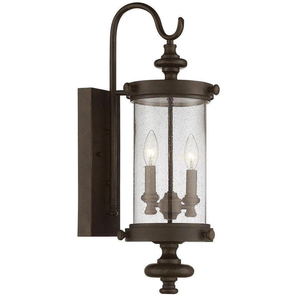 Savoy House - Palmer Two Light Wall Lantern - 5-1220-40 - Canada Light Shop