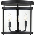 Savoy House - Penrose Three Light Semi-Flush Mount - 6-1043-3-BK - Canada Light Shop