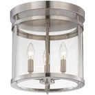 Savoy House - Penrose Three Light Semi-Flush Mount - 6-1043-3-SN - Canada Light Shop
