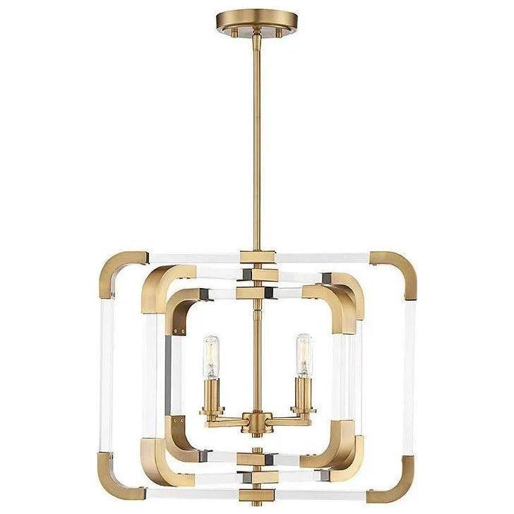 Savoy House - Rotterdam Four Light Semi-Flush Mount - 6-1662-4-322 - Canada Light Shop