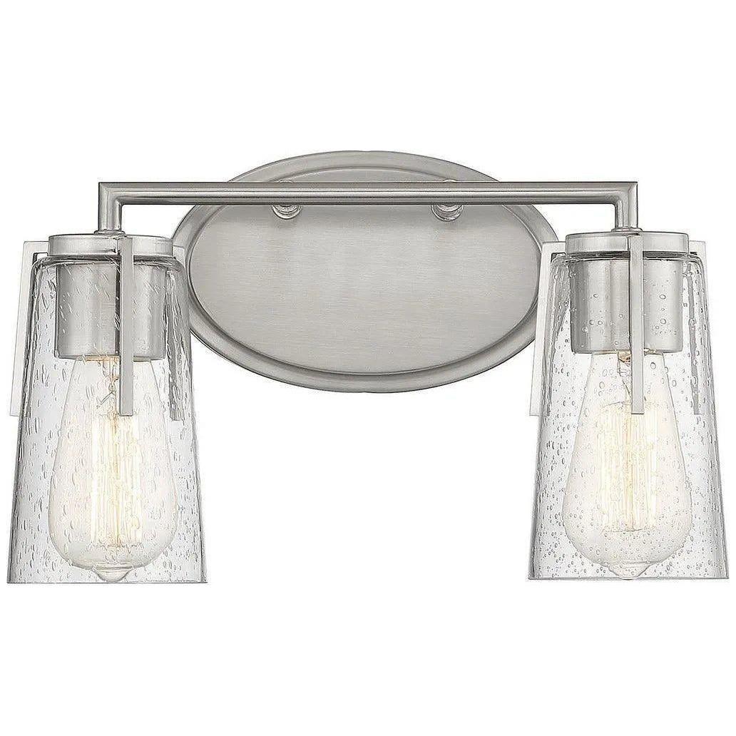 Savoy House - Sacremento Two Light Bath Bar - 8-7045-2-SN - Canada Light Shop