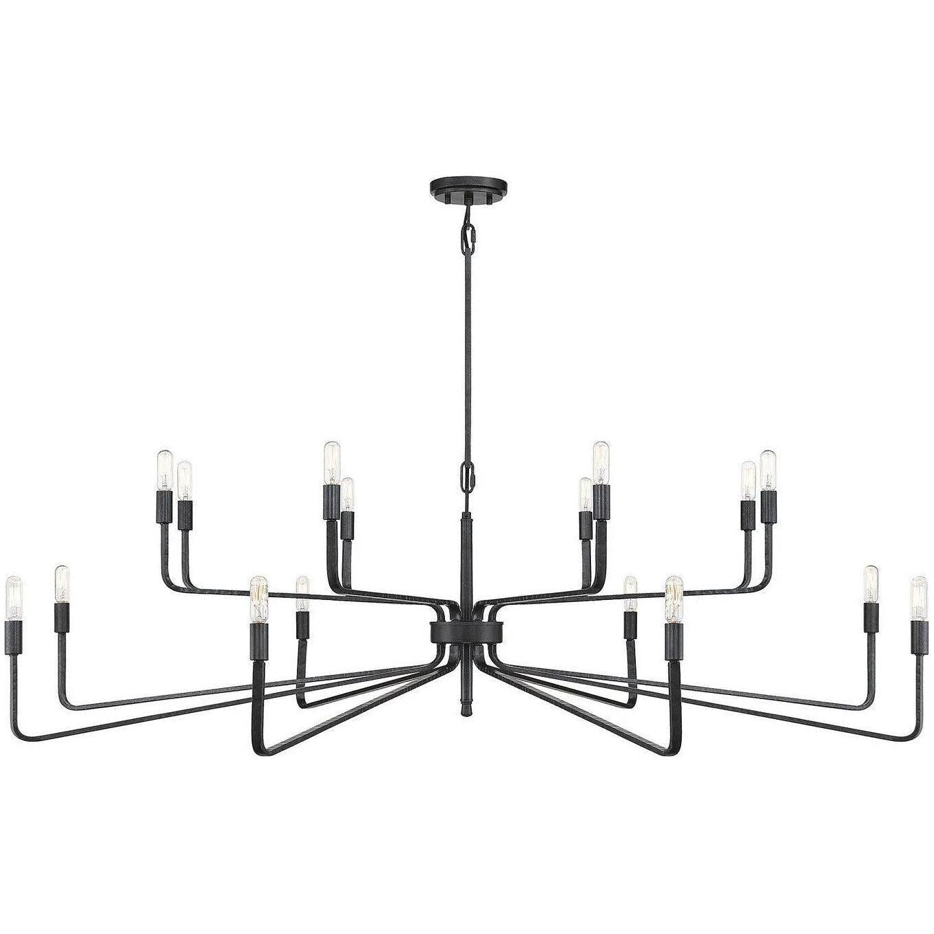 Savoy House - Salem 16 Light Chandelier - 1-6402-16-190 - Canada Light Shop