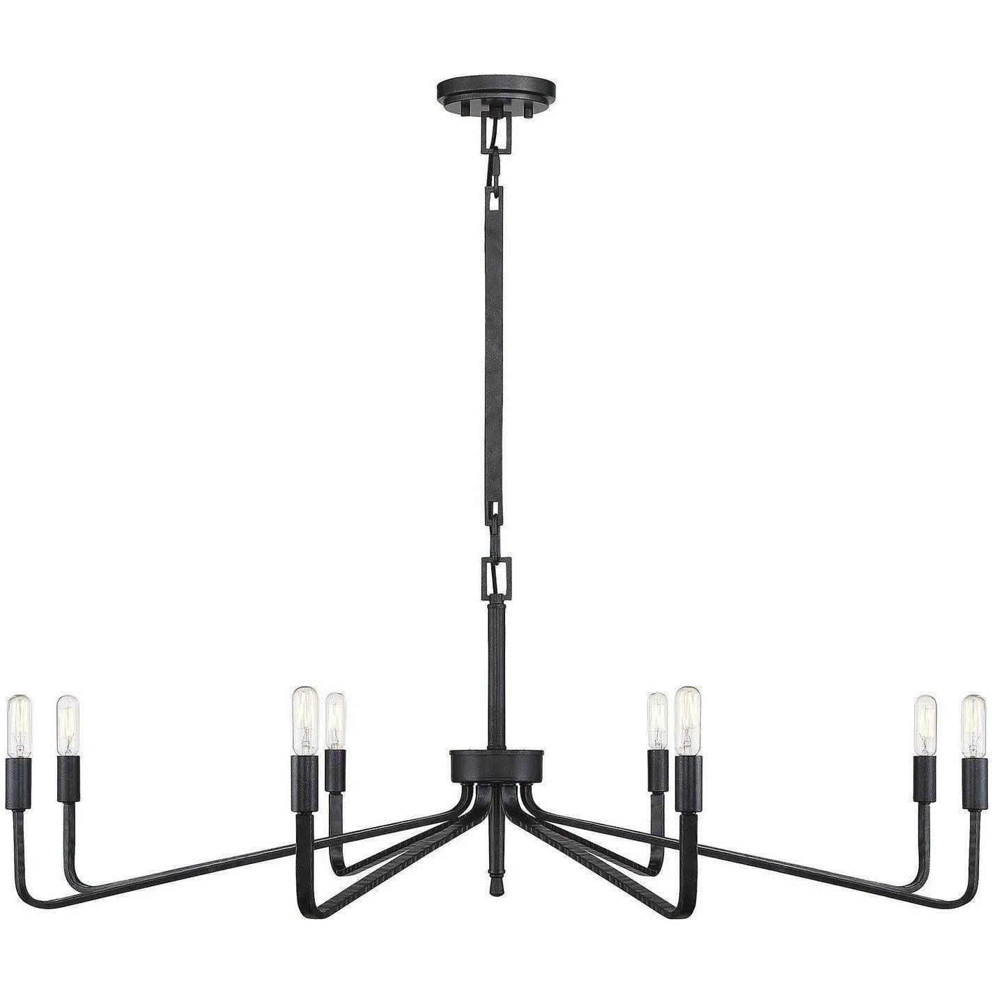 Savoy House - Salem Eight Light Chandelier - 1-6400-8-190 - Canada Light Shop