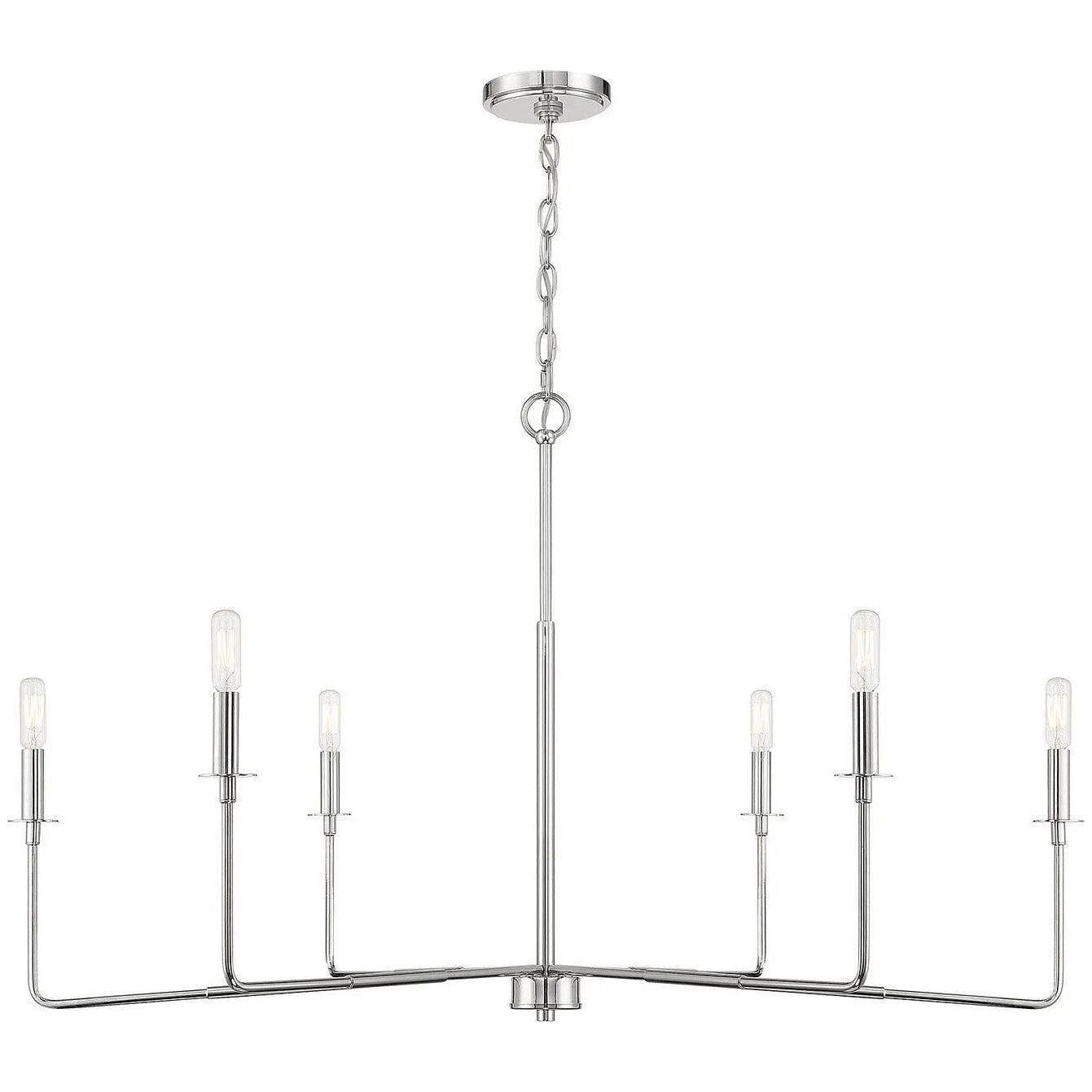 Savoy House - Salerno Six Light Chandelier - 1-2221-6-109 - Canada Light Shop