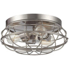 Savoy House - Scout Three Light Flush Mount - 6-8074-15-SN - Canada Light Shop