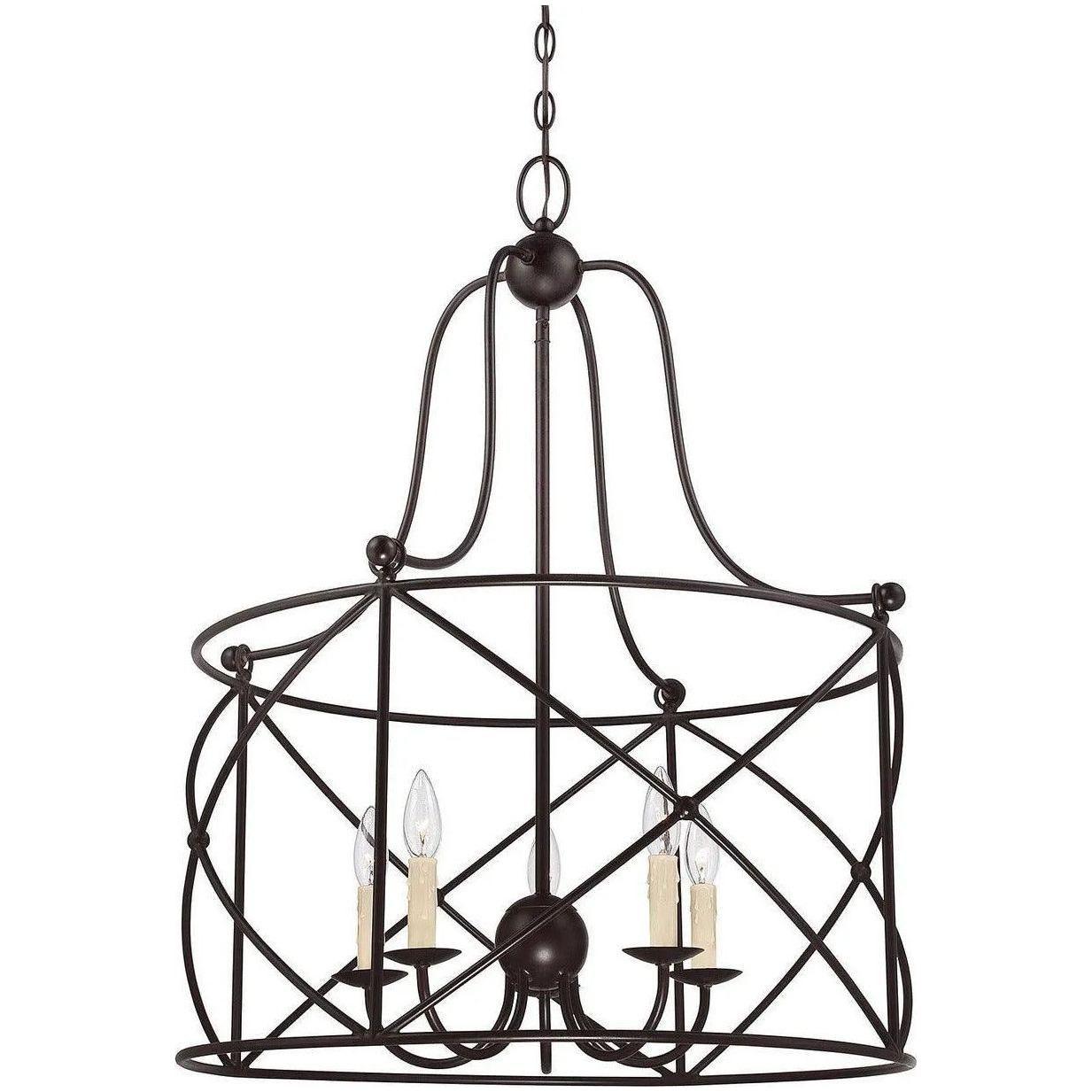Savoy House - Seneca Five Light Pendant - 1-4072-5-13 - Canada Light Shop