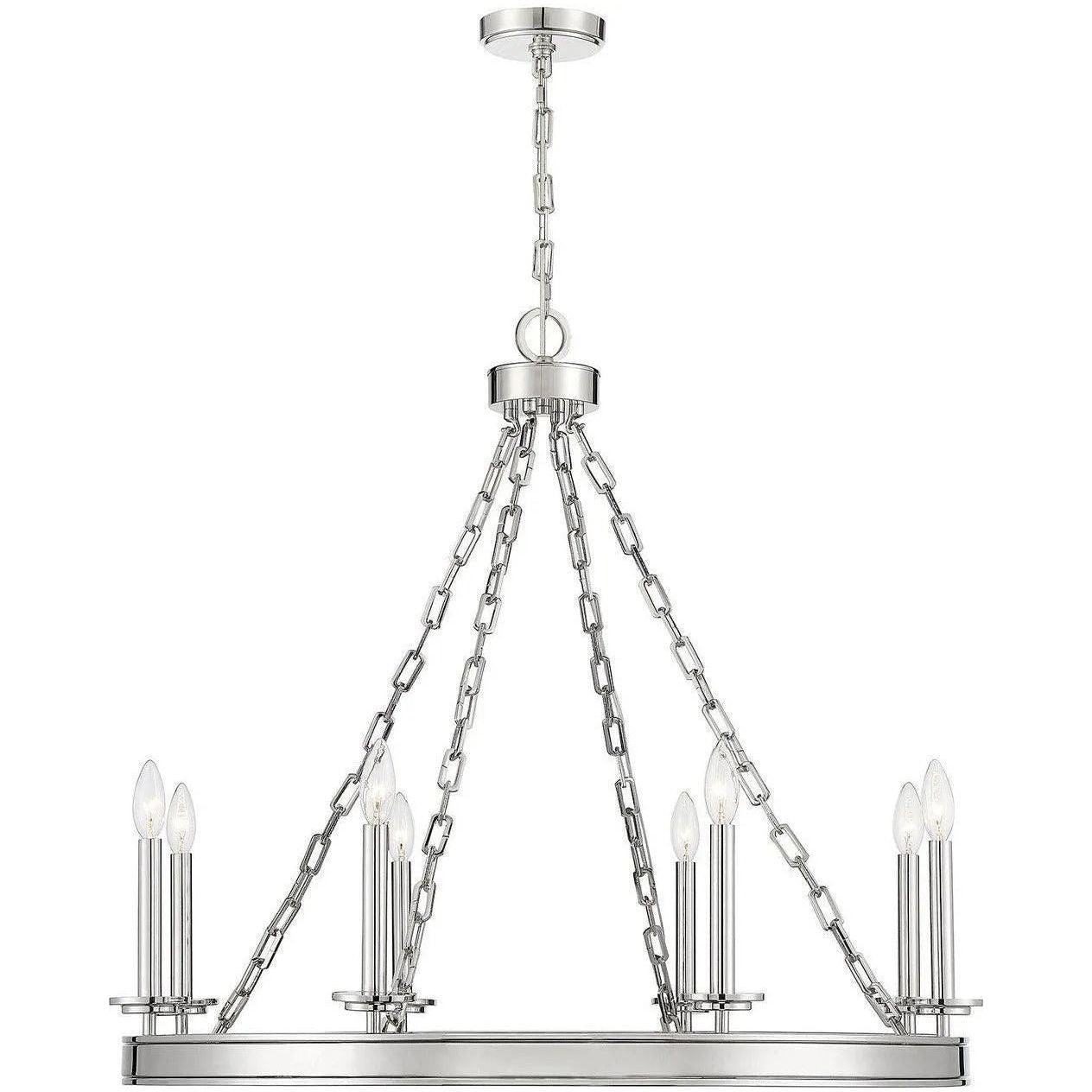Savoy House - Seville Eight Light Chandelier - 1-4404-8-109 - Canada Light Shop