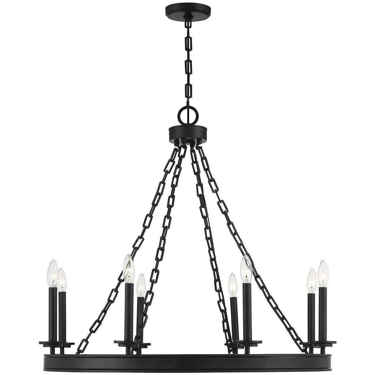 Savoy House - Seville Eight Light Chandelier - 1-4404-8-89 - Canada Light Shop