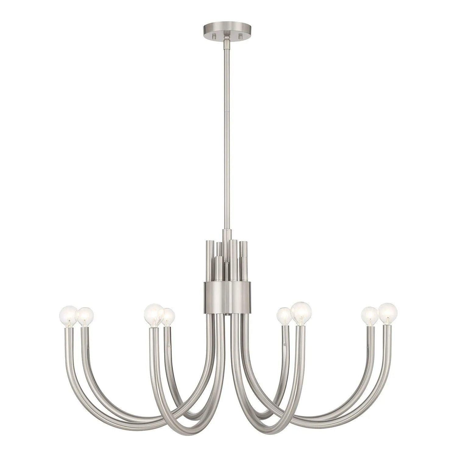 Savoy House - Sorrento Chandelier - 1-6680-8-SN - Canada Light Shop