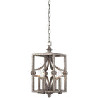Savoy House - Structure Four Light Foyer Pendant - 3-4302-4-242 - Canada Light Shop