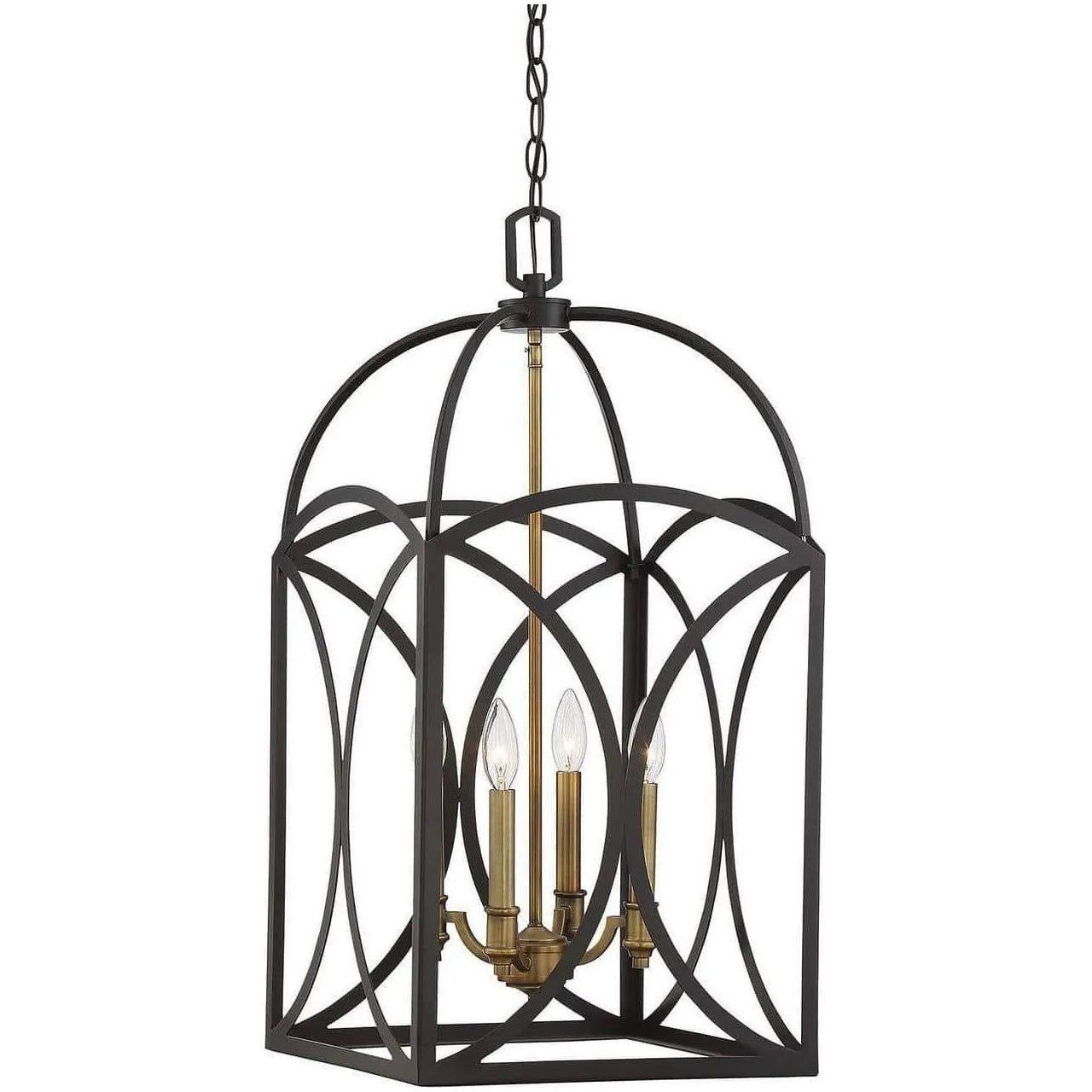 Savoy House - Talbot Four Light Foyer Pendant - 3-4081-4-79 - Canada Light Shop