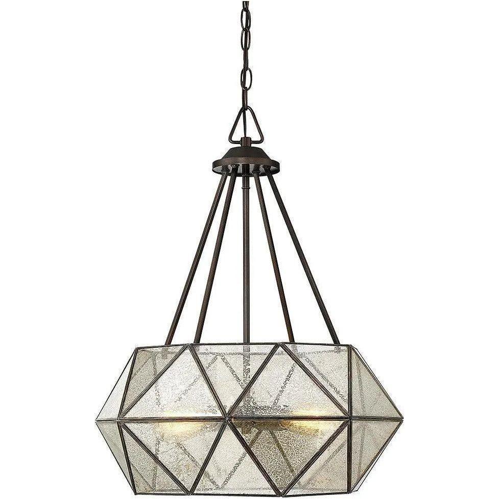 Savoy House - Tartan Four Light Pendant - 7-9008-4-28 - Canada Light Shop
