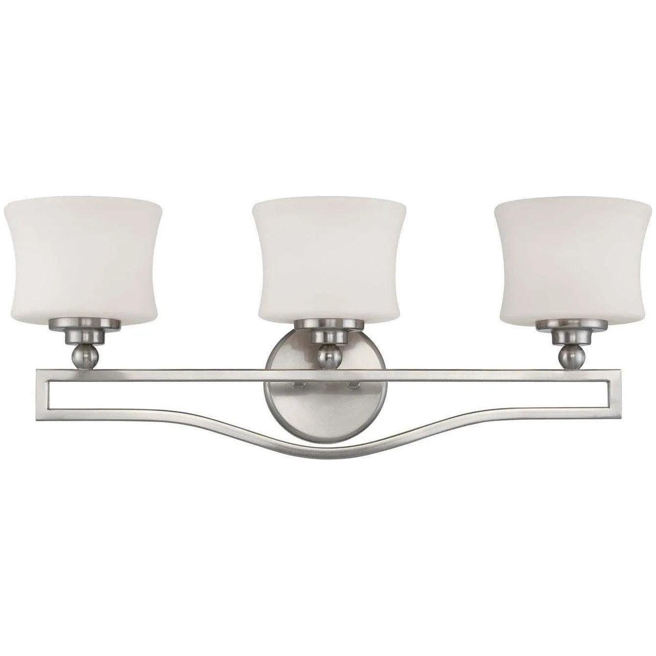 Savoy House - Terrell Three Light Bath Bar - 8P-7215-3-SN - Canada Light Shop