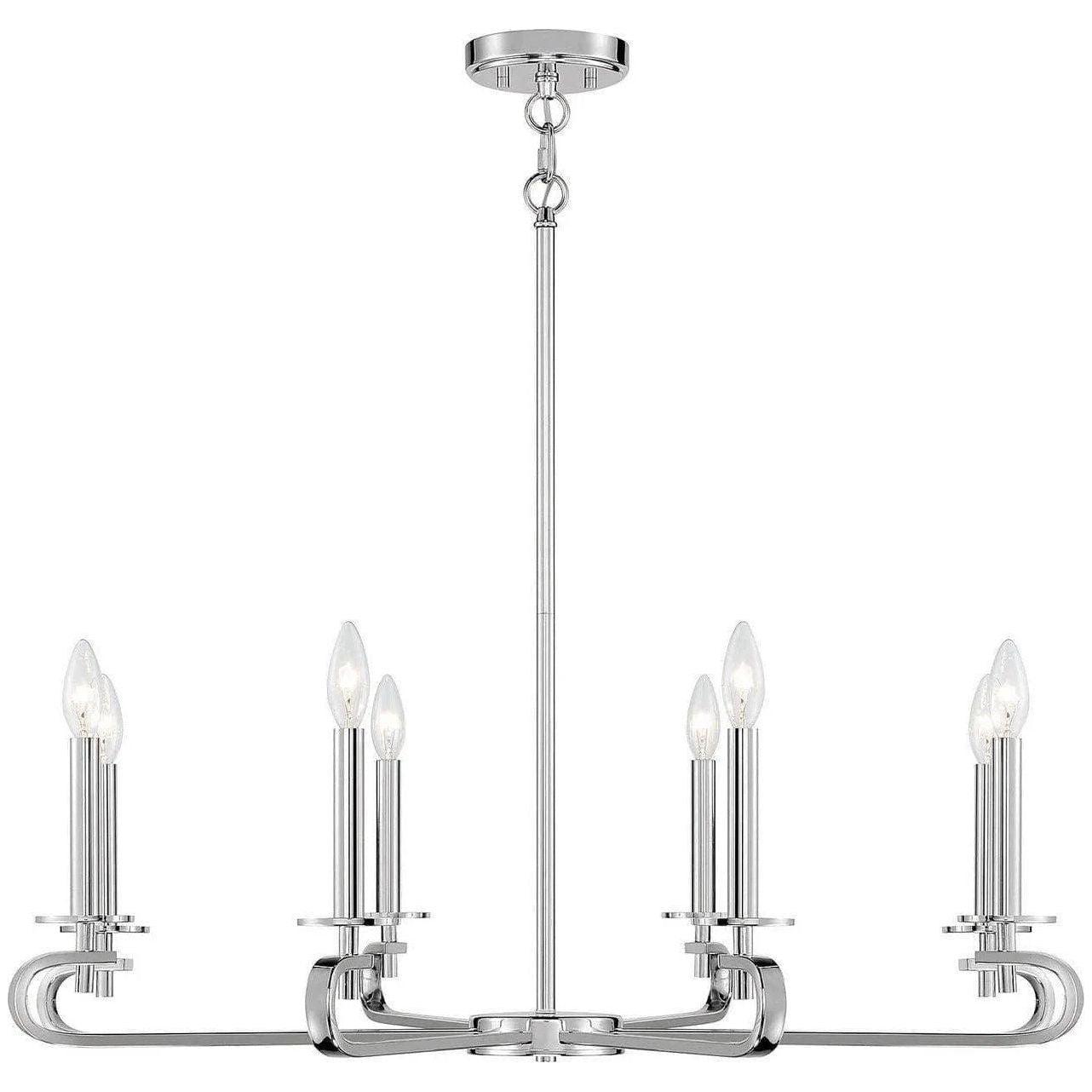 Savoy House - Torino Eight Light Chandelier - 1-2451-8-109 - Canada Light Shop