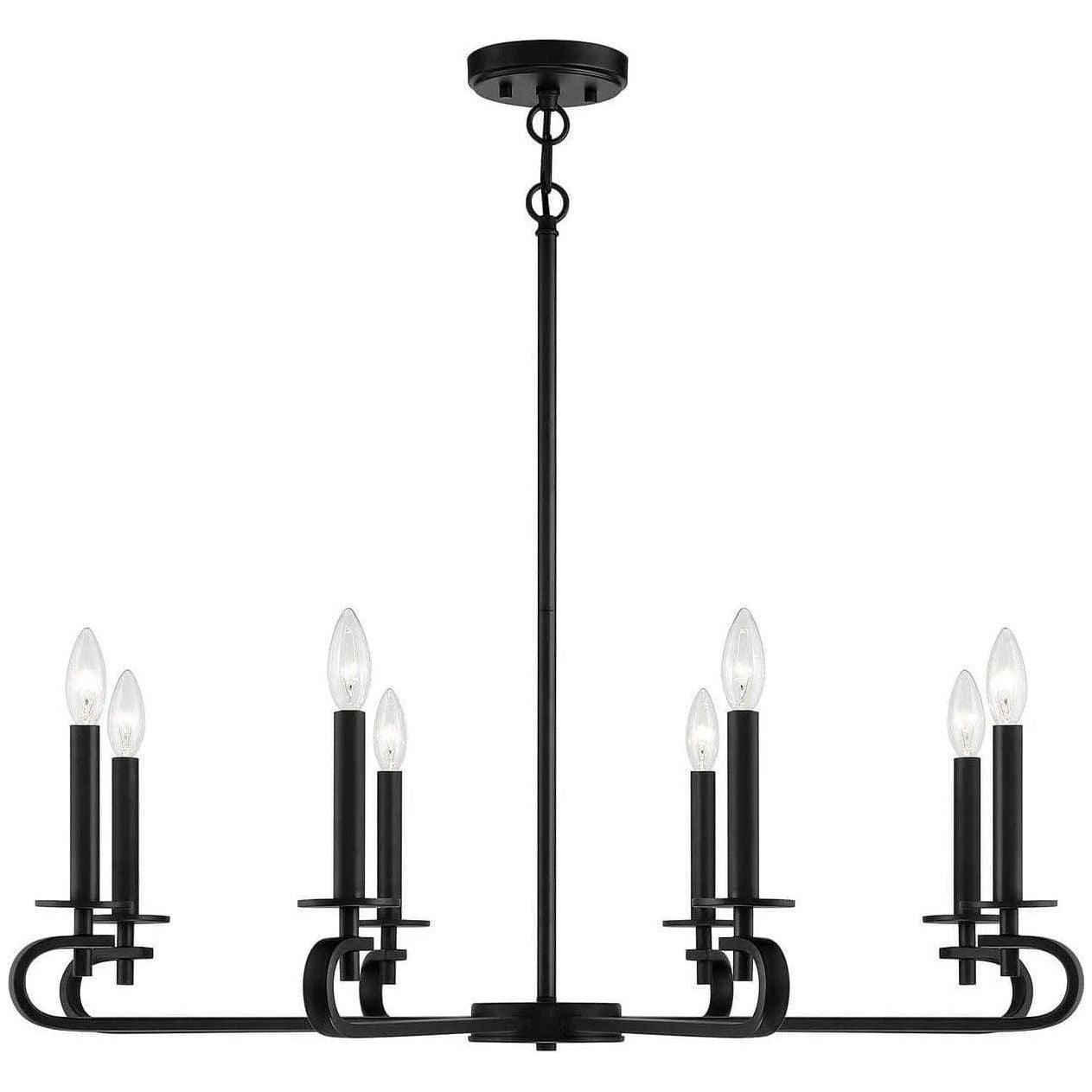 Savoy House - Torino Eight Light Chandelier - 1-2451-8-89 - Canada Light Shop