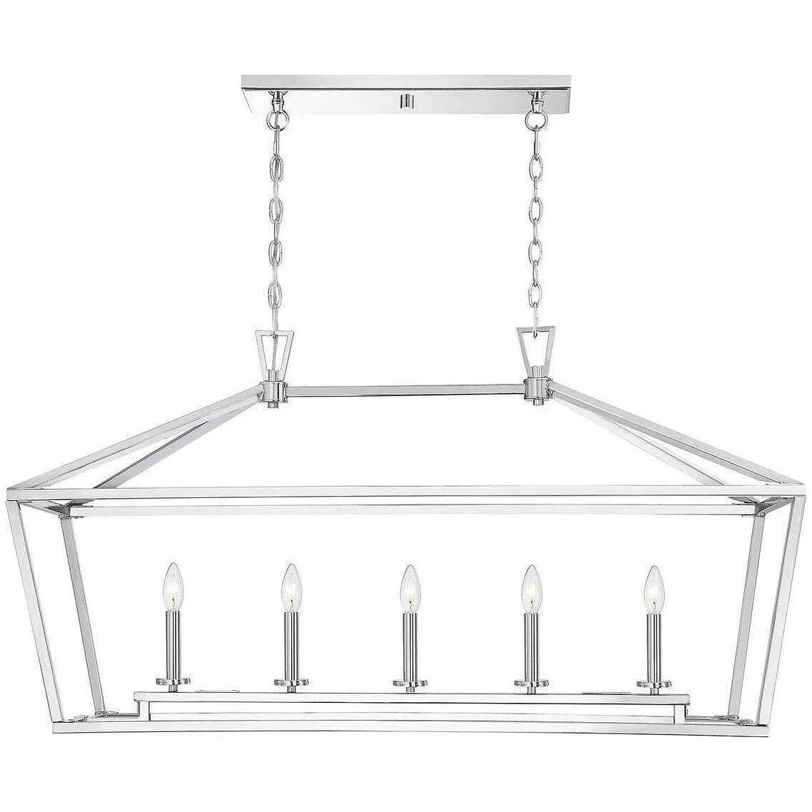 Savoy House - Townsend Five Light Linear Chandelier - 1-324-5-109 - Canada Light Shop