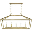Savoy House - Townsend Five Light Linear Chandelier - 1-324-5-322 - Canada Light Shop