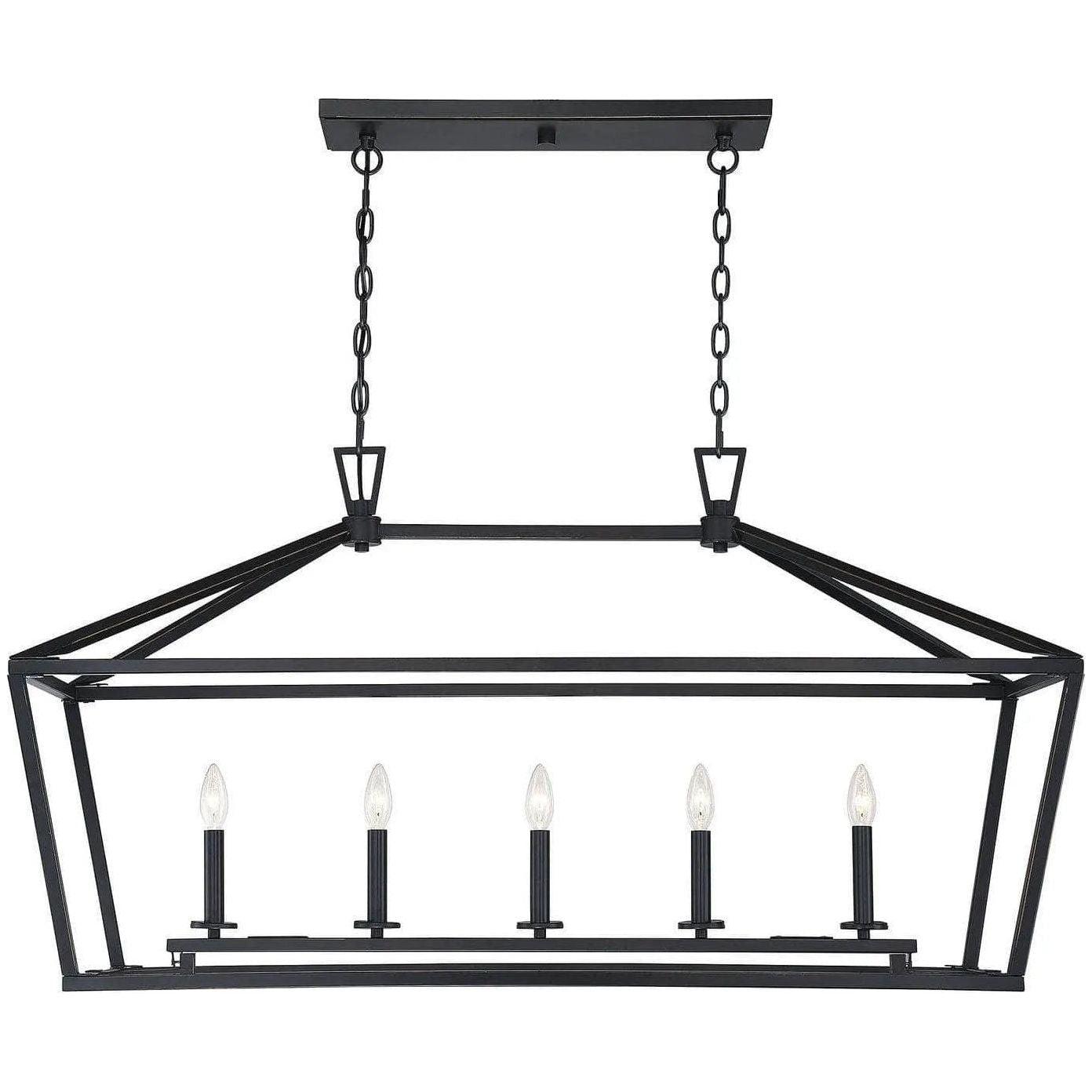 Savoy House - Townsend Five Light Linear Chandelier - 1-324-5-44 - Canada Light Shop