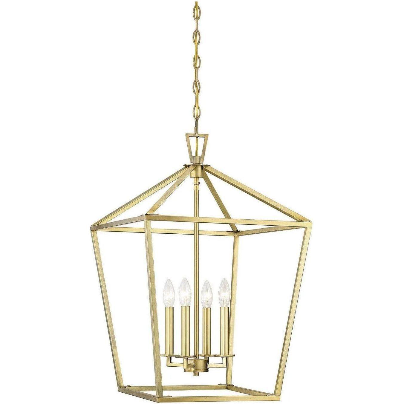 Savoy House - Townsend Four Light Foyer Pendant - 3-321-4-322 - Canada Light Shop