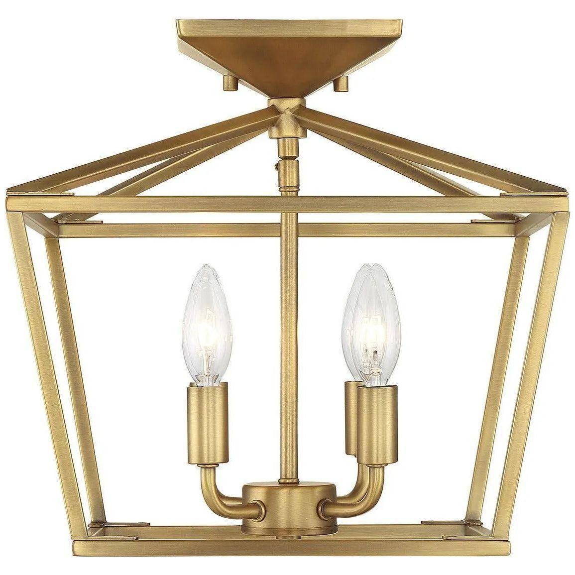 Savoy House - Townsend Four Light Semi-Flush Mount - 6-328-4-322 - Canada Light Shop