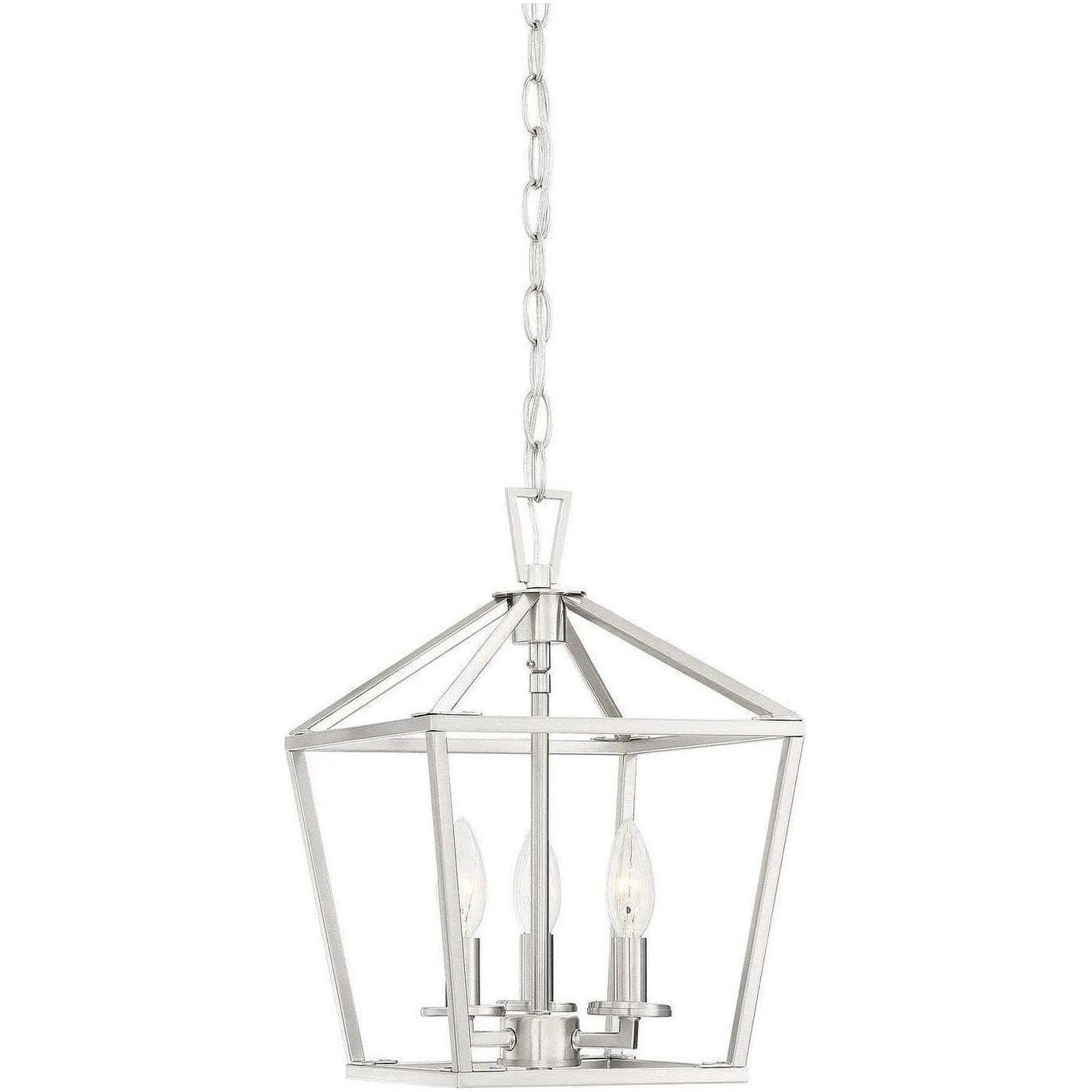 Savoy House - Townsend Three Light Foyer Pendant - 3-320-3-SN - Canada Light Shop