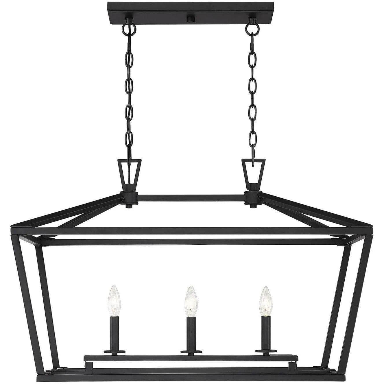 Savoy House - Townsend Three Light Linear Chandelier - 1-323-3-89 - Canada Light Shop
