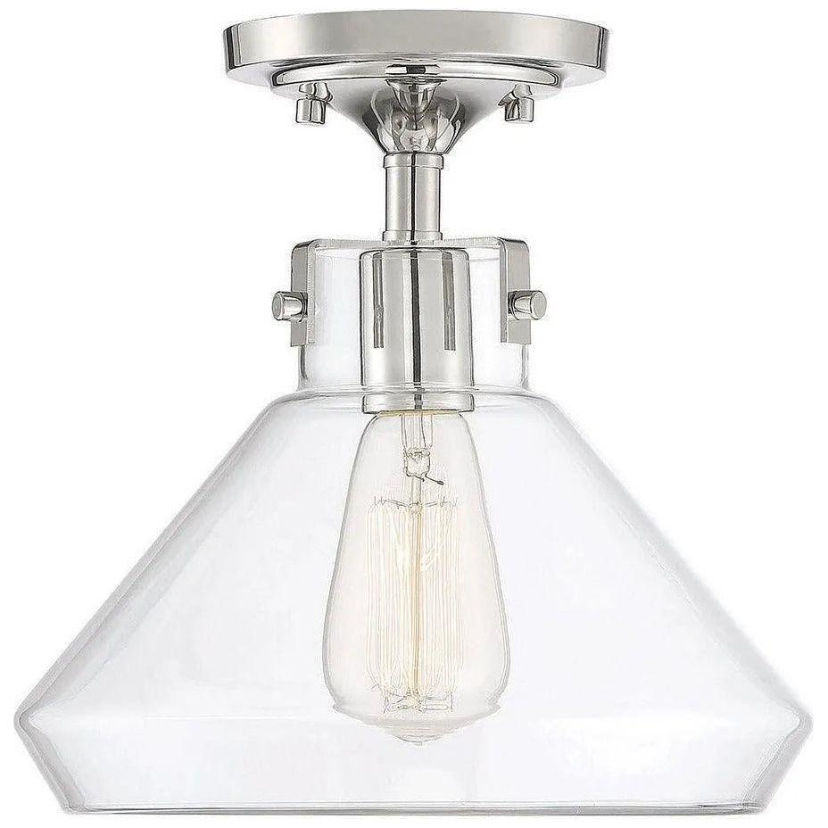 Savoy House - Walpole One Light Semi-Flush Mount - 6-9137-1-109 - Canada Light Shop