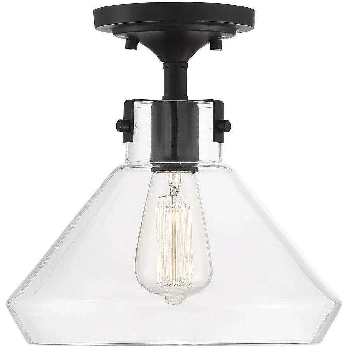 Savoy House - Walpole One Light Semi-Flush Mount - 6-9137-1-13 - Canada Light Shop