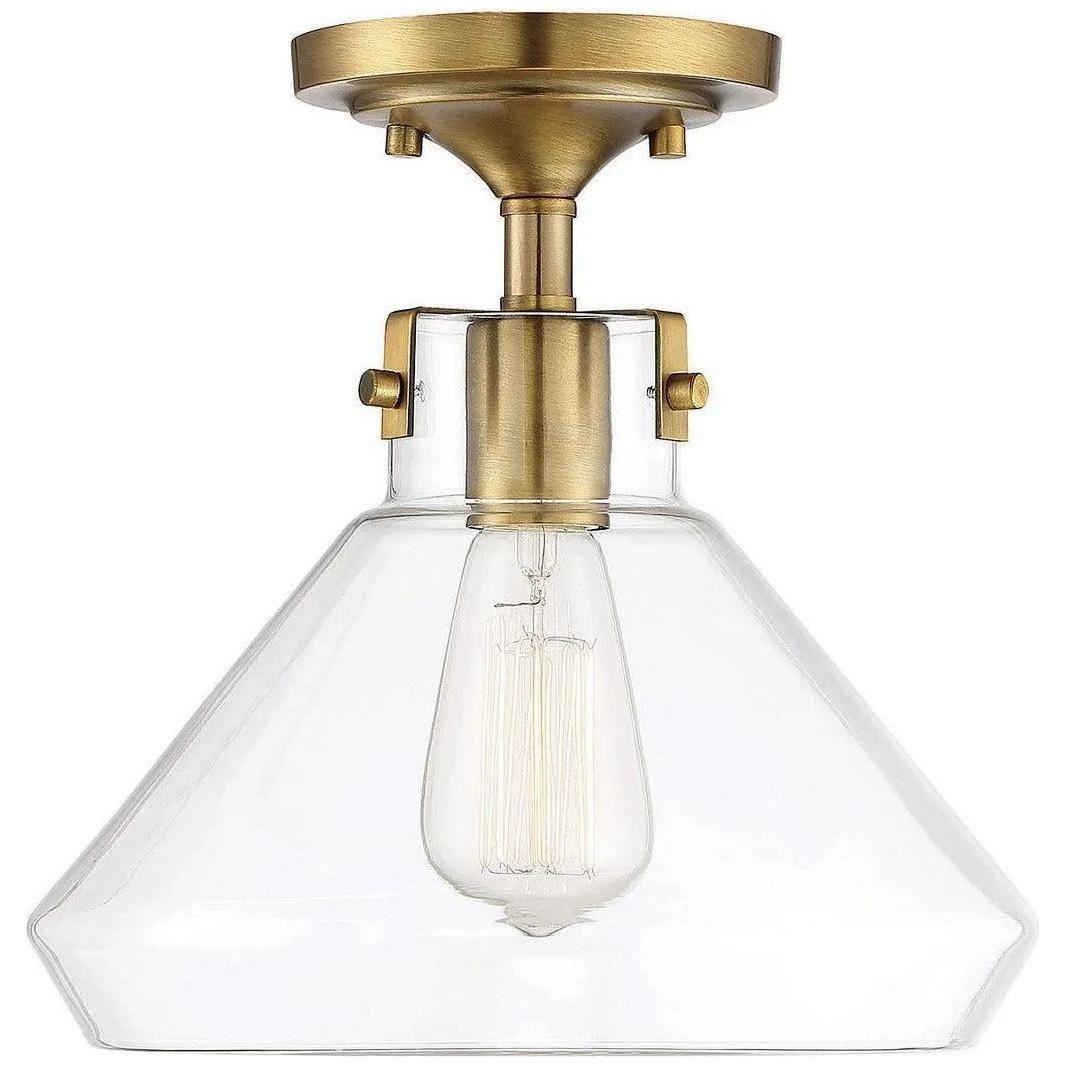 Savoy House - Walpole One Light Semi-Flush Mount - 6-9137-1-322 - Canada Light Shop