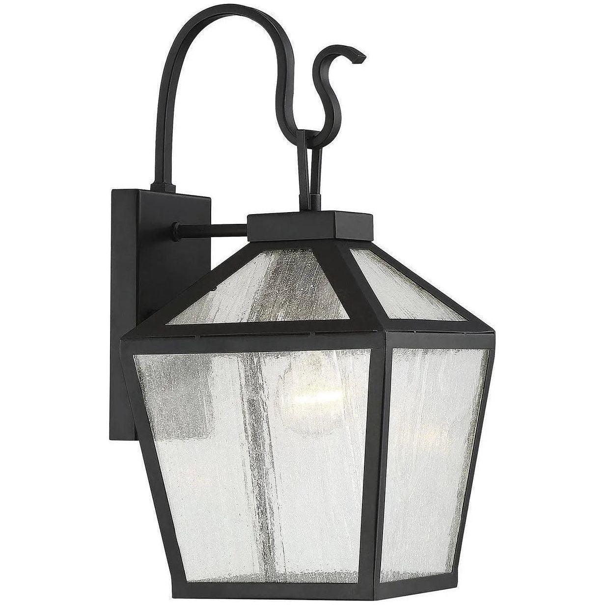 Savoy House - Woodstock One Light Wall Mount - 5-100-BK - Canada Light Shop