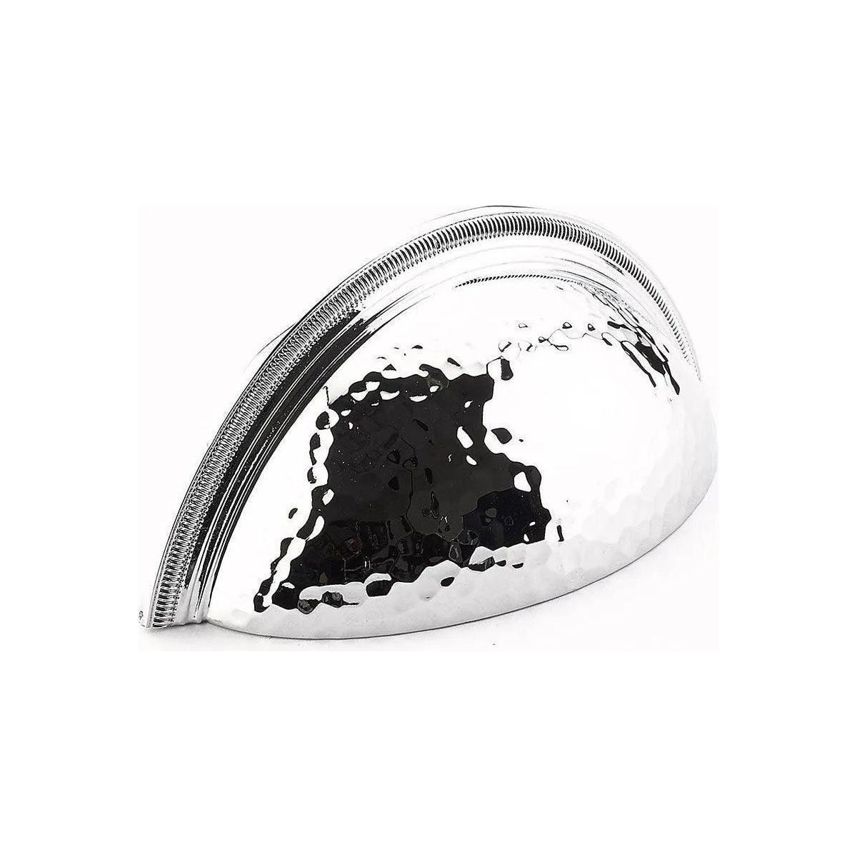 Schaub - Atherton Knurled Edge Hammered Cup Pull - 574-26 - Canada Light Shop