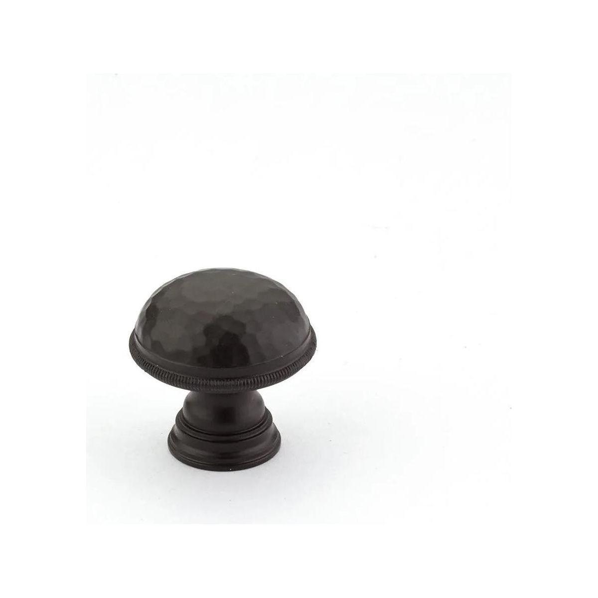 Schaub - Atherton Knurled Edge Hammered Knob - 571-10B - Canada Light Shop