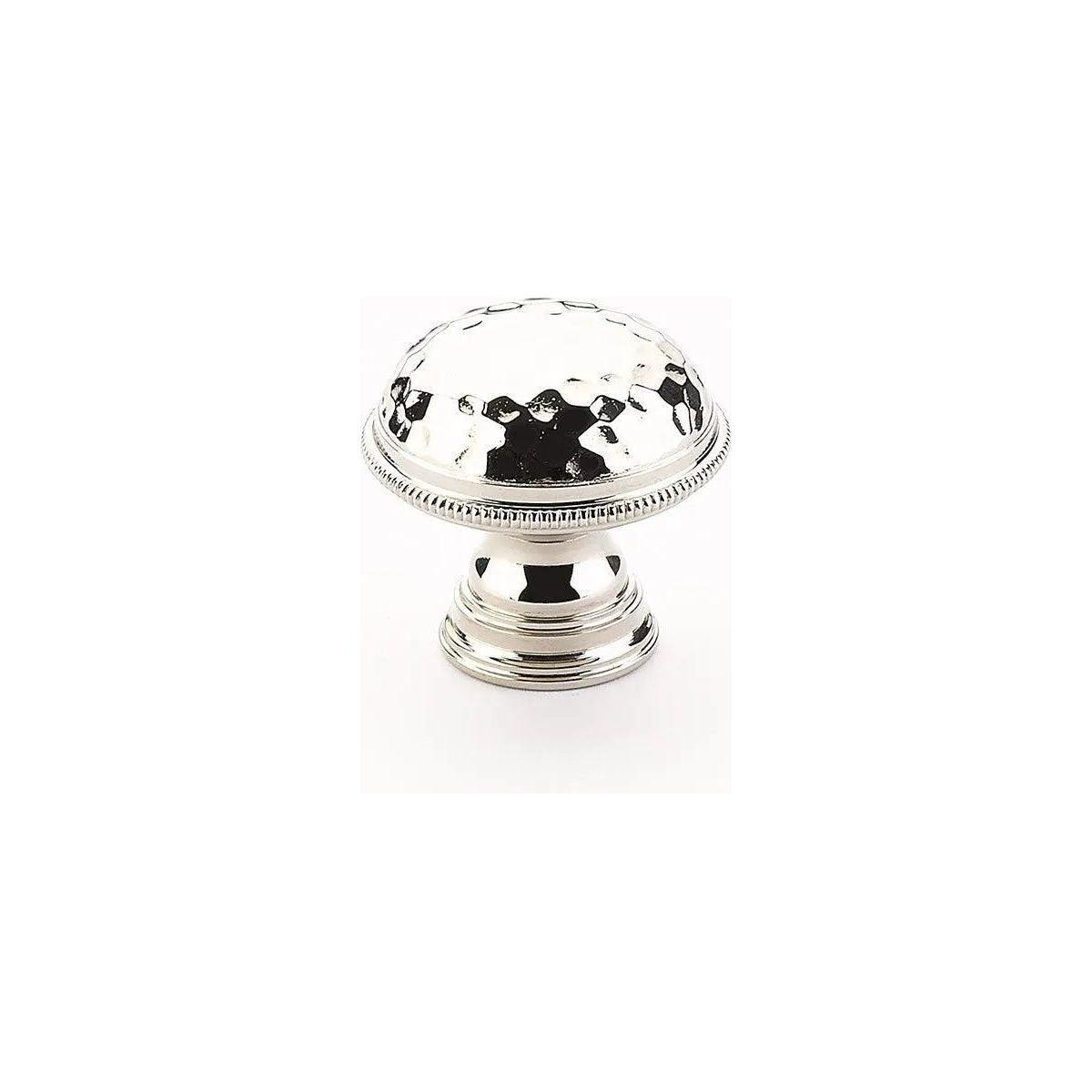 Schaub - Atherton Knurled Edge Hammered Knob - 571-PN - Canada Light Shop