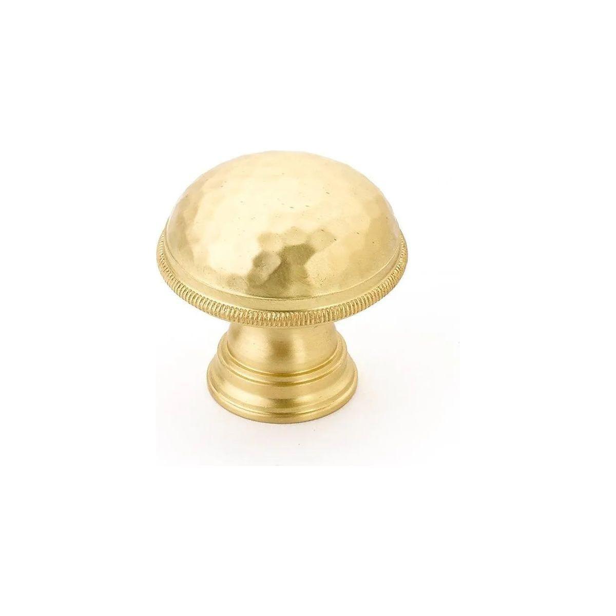 Schaub - Atherton Knurled Edge Hammered Knob - 571-SB - Canada Light Shop