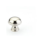 Schaub - Atherton Knurled Edge Plain Surface Knob - 572-PN - Canada Light Shop