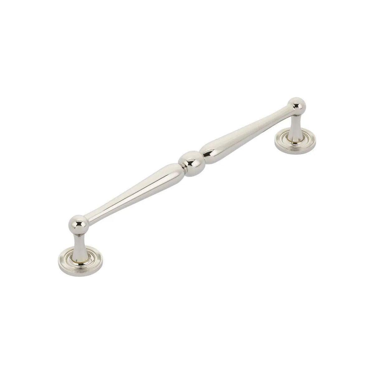 Schaub - Atherton Knurled Footplates Pull - 577-PN - Canada Light Shop