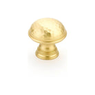 Schaub - Atherton Plain Edge Hammered Knob - 570-SB - Canada Light Shop