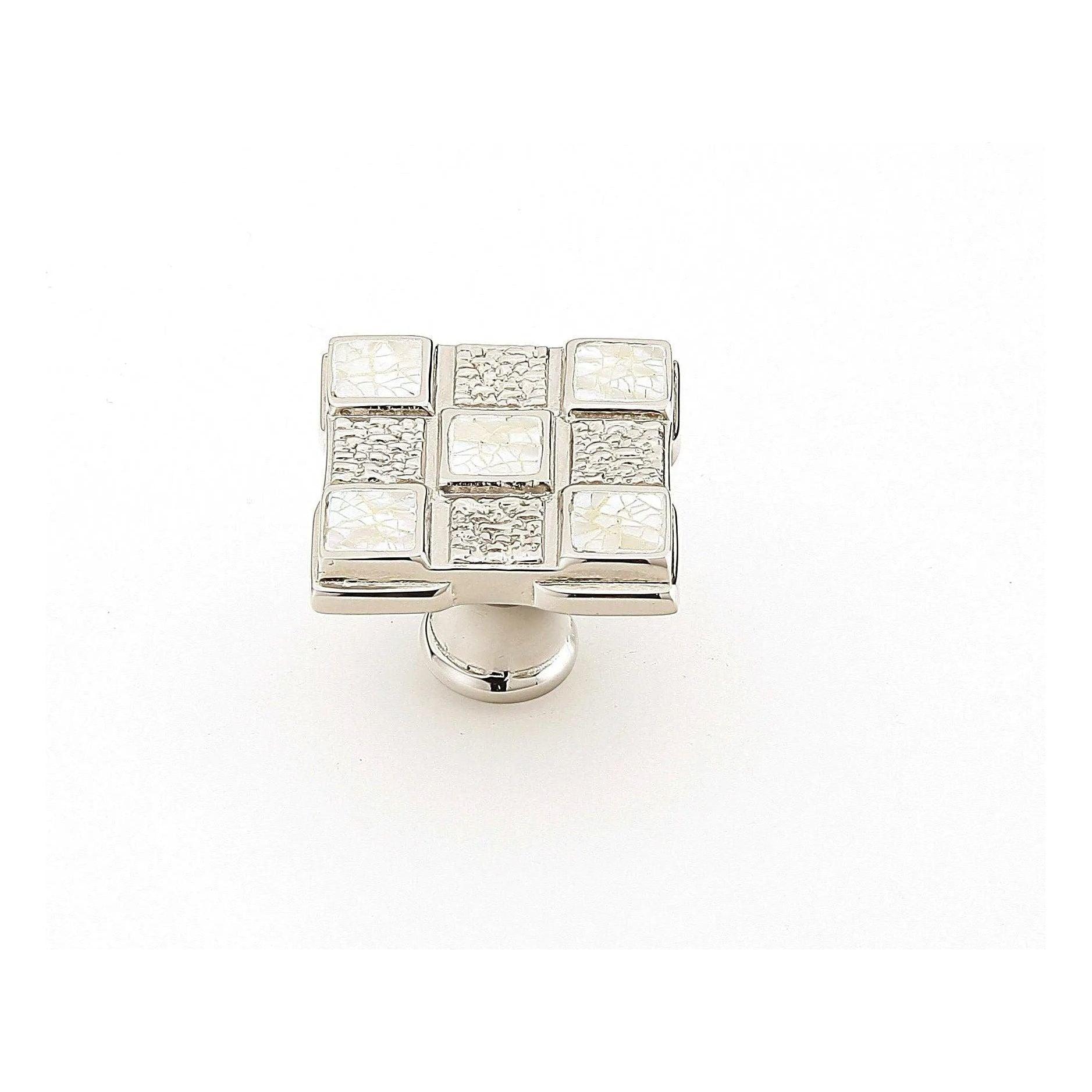 Schaub - Avalon Bay Square Knob - 671-W/PN - Canada Light Shop