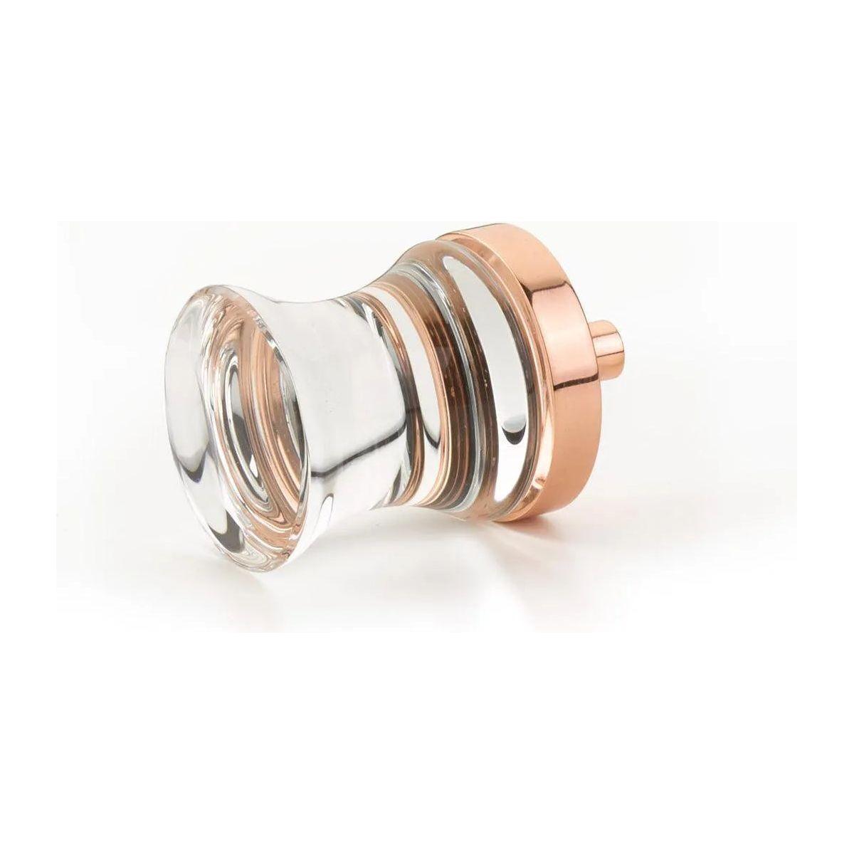 Schaub - City Lights Concave Glass Knob - 76-PRG - Canada Light Shop