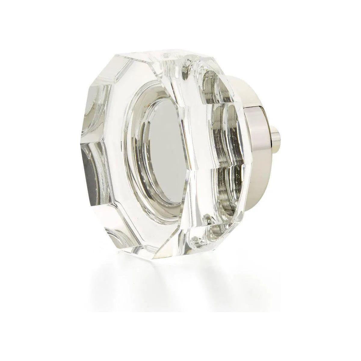 Schaub - City Lights Large Multi-Sided Glass Knob - 53-PN - Canada Light Shop