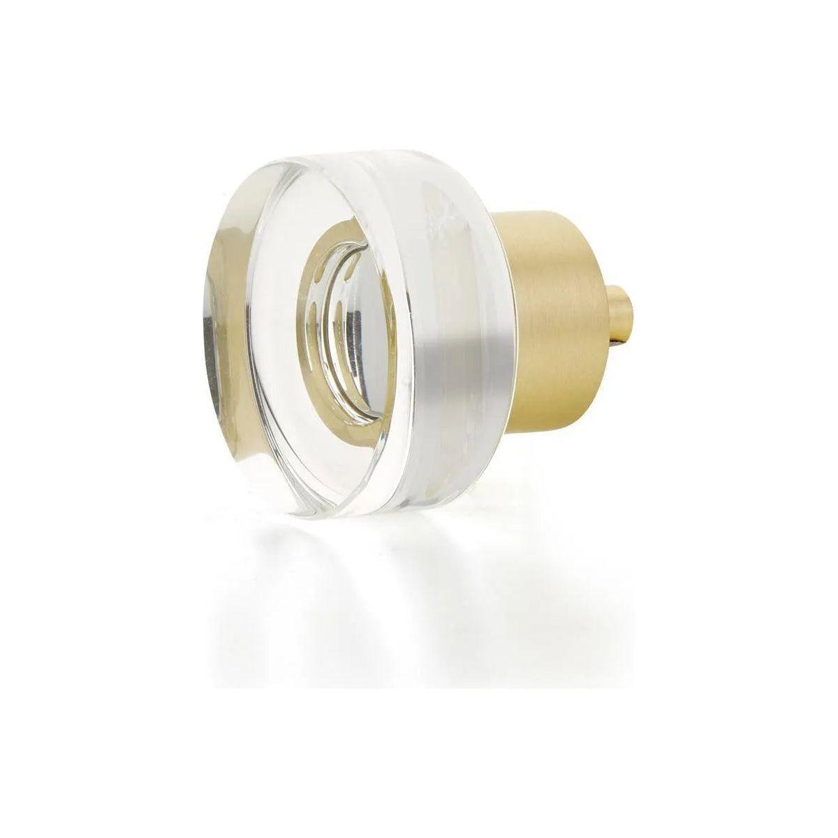 Schaub - City Lights Round Disc Glass Knob - 56-SB - Canada Light Shop