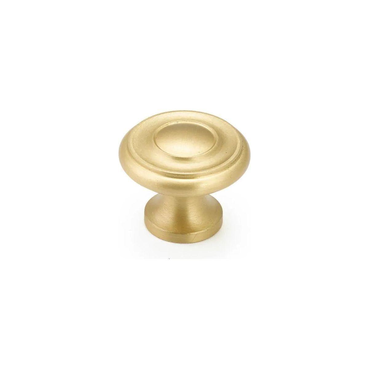Schaub - Colonial Round Knob - 703-SB - Canada Light Shop
