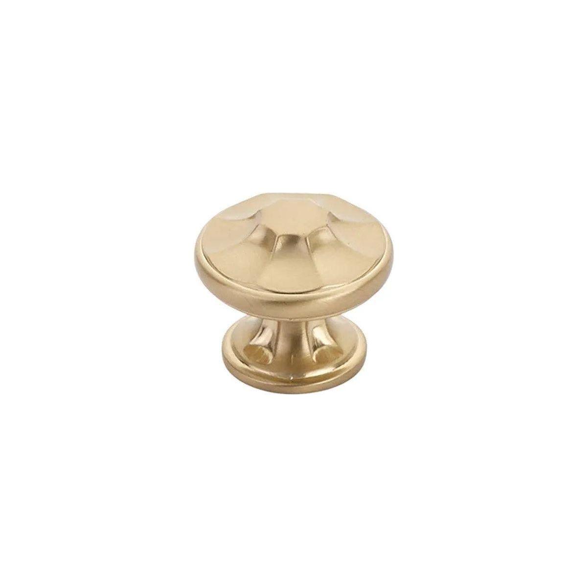 Schaub - Empire Round Knob - 876-SSB - Canada Light Shop