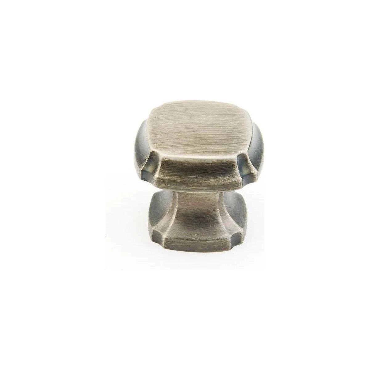 Schaub - Empire Square Knob - 882-AN - Canada Light Shop